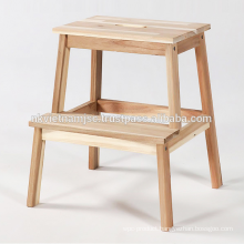 Step Stool with Natural Color Made of Acacia